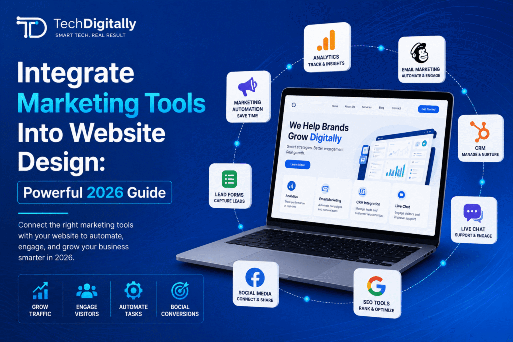 Integrate Marketing Tools Into Website Design: Powerful 2026 Guide